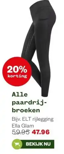 Welkoop Alle paardrij- broeken aanbieding