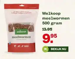 Welkoop Welkoop meelwormen 500 gram aanbieding
