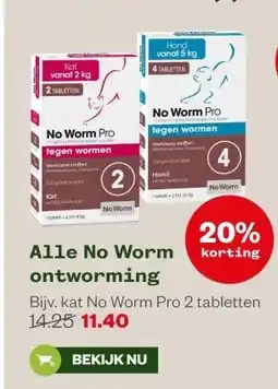 Welkoop Alle No Worm ontworming aanbieding
