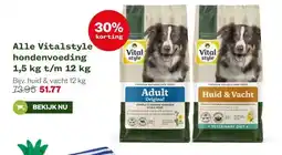 Welkoop Alle Vitalstyle hondenvoeding 1,5 kg t/m 12 kg aanbieding