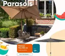 Van der Garde tuinmeubelen Platinum Riva 300 cm aanbieding