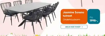 Van der Garde tuinmeubelen Jasmine Soreno tuinset aanbieding