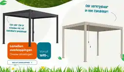 Van der Garde tuinmeubelen Lamellen overkappingen aanbieding