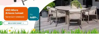 Van der Garde tuinmeubelen 4SO Allora Arizona tuinset aanbieding