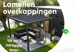 Van der Garde tuinmeubelen Lamellen overkappingen aanbieding