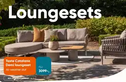 Van der Garde tuinmeubelen Taste Catalana Demi loungeset aanbieding