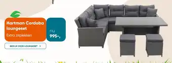 Van der Garde tuinmeubelen Hartman Cordoba loungeset aanbieding