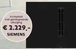 Superkeukens kookplaat met geintegreerde afzuiging aanbieding