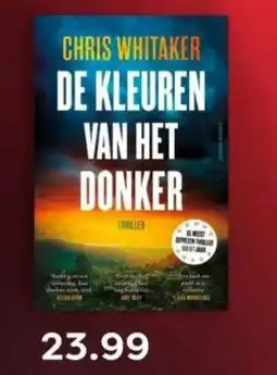 The Read Shop Chris whitaker de kleuren van het donker aanbieding