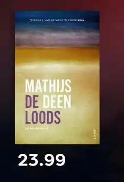 The Read Shop MATHIJS DE DEEN LOODS aanbieding