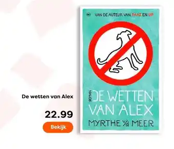 The Read Shop De wetten van Alex aanbieding