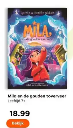 The Read Shop Mila en de gouden toverveer Leeftijd 7+ aanbieding