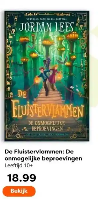 The Read Shop De Fluistervlammen: De onmogelijke beproevingen aanbieding