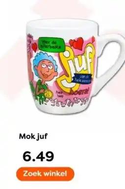 The Read Shop Mok juf aanbieding