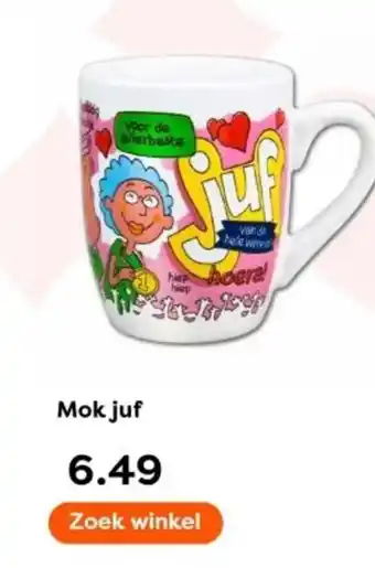 The Read Shop Mok juf aanbieding