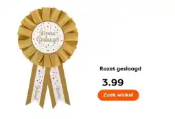 The Read Shop Rozet geslaagd aanbieding