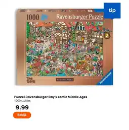 The Read Shop Puzzel Ravensburger Ray's comic Middle Ages 1000 stukjes aanbieding