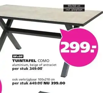 Ranzijn TUINTAFEL COMO aanbieding