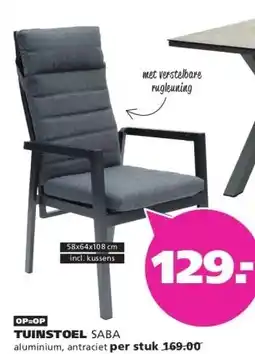 Ranzijn TUINSTOEL SABA aanbieding