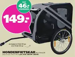 Ranzijn HONDENFIETSKAR PET-TRAILER aanbieding