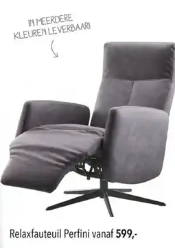 Pronto wonen Relaxfauteuil Perfini aanbieding