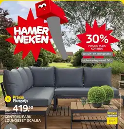 Praxis CENTRAL PARK LOUNGESET SCALEA aanbieding