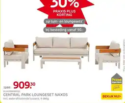 Praxis CENTRAL PARK LOUNGESET NAXOS aanbieding
