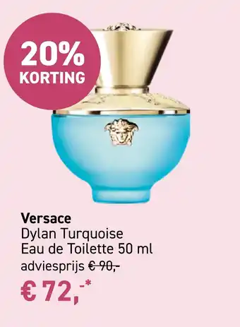 Mooi parfumerie Versace Dylan Turquoise aanbieding