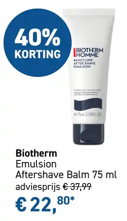 Mooi parfumerie Biotherm Emulsion aanbieding