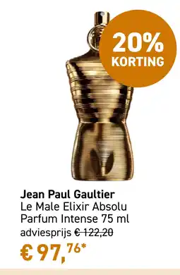 Mooi parfumerie Jean Paul Gaultier Le Male Flixir Absolu aanbieding