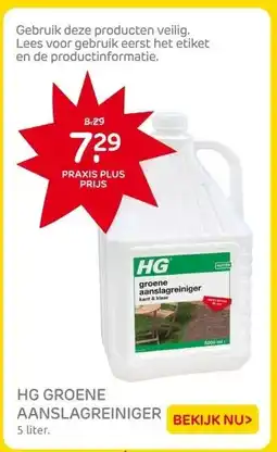 Praxis HG GROENE AANSLAGREINIGER aanbieding