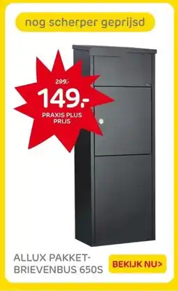 Praxis ALLUX PAKKET- BRIEVENBUS 650S aanbieding