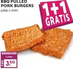 MCD Supermarkt BBQ PULLED PORK BURGERS aanbieding