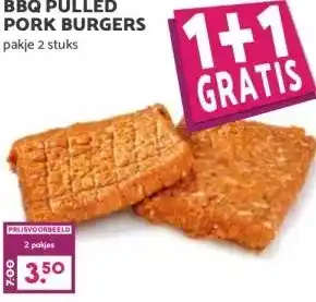 MCD Supermarkt BBQ PULLED PORK BURGERS aanbieding