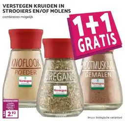 MCD Supermarkt VERSTEGEN KRUIDEN IN STROOIERS EN/OF MOLENS aanbieding