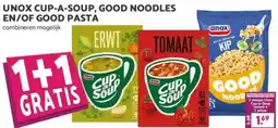 MCD Supermarkt UNOX CUP-A-SOUP, GOOD NOODLES EN/OF GOOD PASTA aanbieding