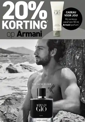Mooi parfumerie 20% KORTING Op Armani aanbieding