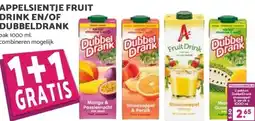 MCD Supermarkt APPELSIENTJE FRUIT DRINK EN/OF DUBBELDRANK aanbieding