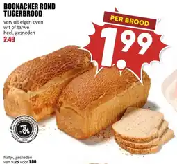 MCD Supermarkt BOONACKER ROND TIJGERBROOD aanbieding