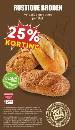 MCD Supermarkt RUSTIQUE BRODEN aanbieding