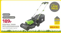 Praxis CENTRAL PARK ACCUGRASMAAIER aanbieding