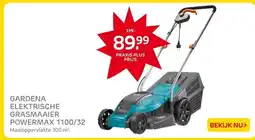 Praxis GARDENA ELEKTRISCHE GRASMAAIER POWERMAX aanbieding