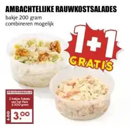 MCD Supermarkt AMBACHTELIJKE RAUWKOSTSALADES aanbieding