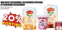 MCD Supermarkt VAN GILSE GELEISUIKER, GELEISUIKER SPECIAAL OF VLOEIBARE GELEISUIKER aanbieding