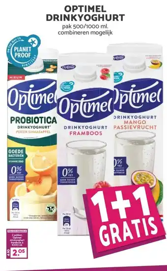 MCD Supermarkt OPTIMEL DRINKYOGHURT aanbieding