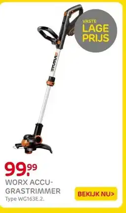 Praxis WORX ACCU- GRASTRIMMER aanbieding