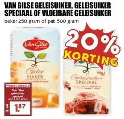MCD Supermarkt VAN GILSE GELEISUIKER, GELEISUIKER SPECIAAL OF VLOEIBARE GELEISUIKER aanbieding