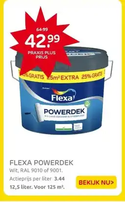 Praxis FLEXA POWERDEK aanbieding