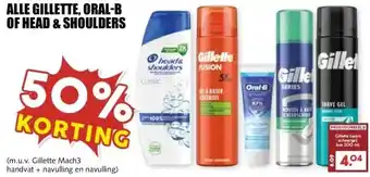 MCD Supermarkt ALLE GILLETTE, ORAL-B OF HEAD & SHOULDERS aanbieding