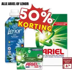 MCD Supermarkt ALLE ARIEL OF LENOR aanbieding